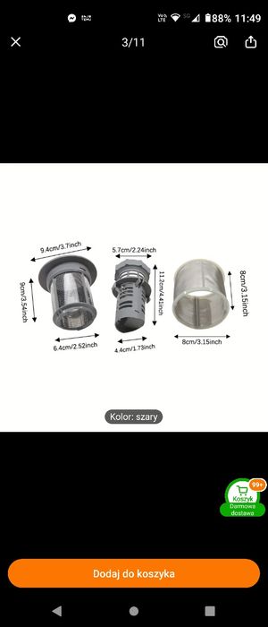 Sprzedam filtr do zmywarki