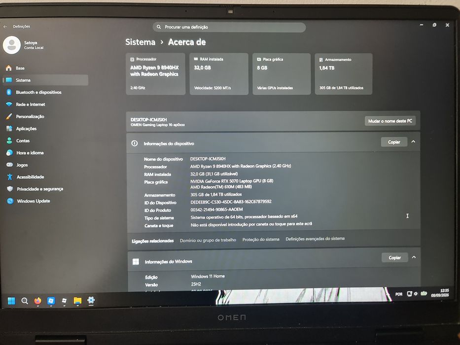 Omen Gaming Laptop 16-ap0xxx