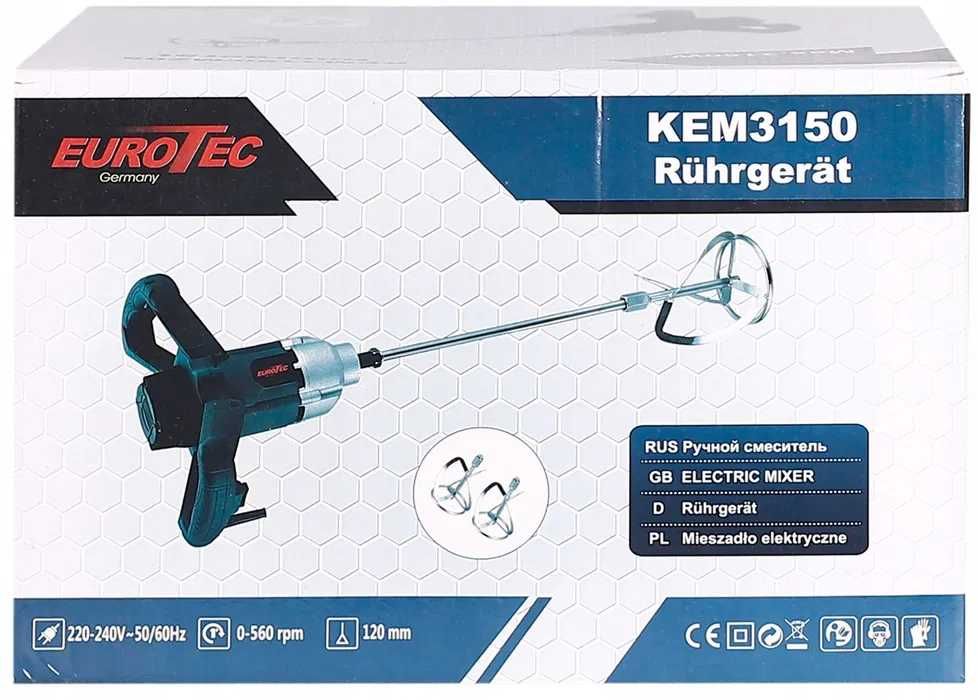 Mieszadło Elektryczne Do Zapraw Kleju Gipsu Betonu X2 Mieszalniki 3150
