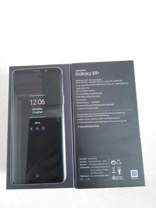 Смартфон Samsung S9 Plus 6/64 GB