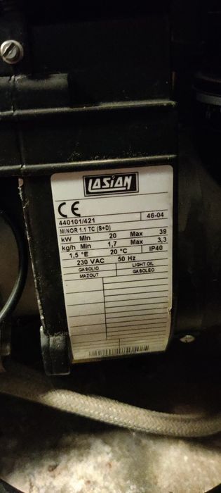 Máquina aquecimento a gasóleo