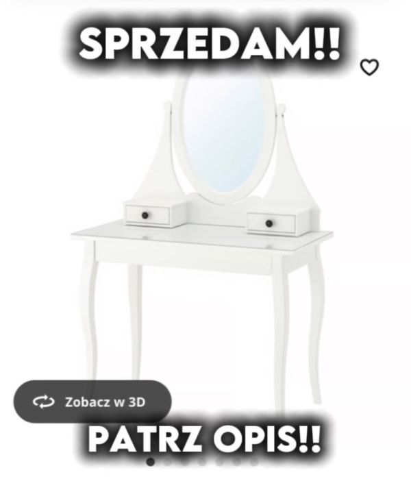 Hemnest toaletka cena do negocjacji