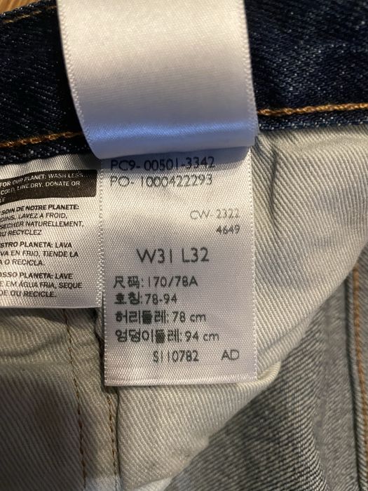 Levis 501 W31 L32 Float On Cloud DX