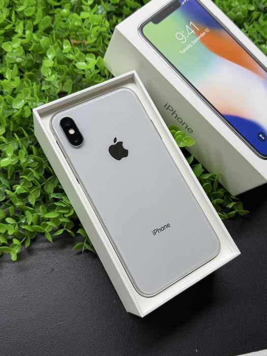 iPhone X, 64gb, Silver (Neverlock) Айфон 10 #2930