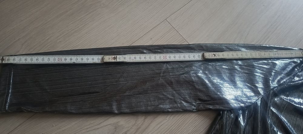 Nowe srebrne body 3XL Shein