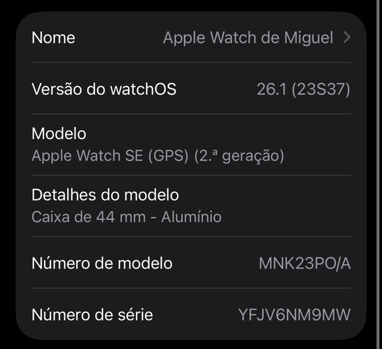 Apple Watch SE 2.ª geração