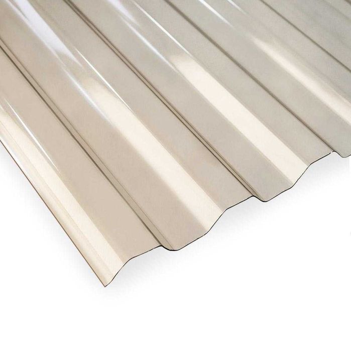 poliwęglan trapez dymiony brązowy UV 0,8 mm taras dach altana