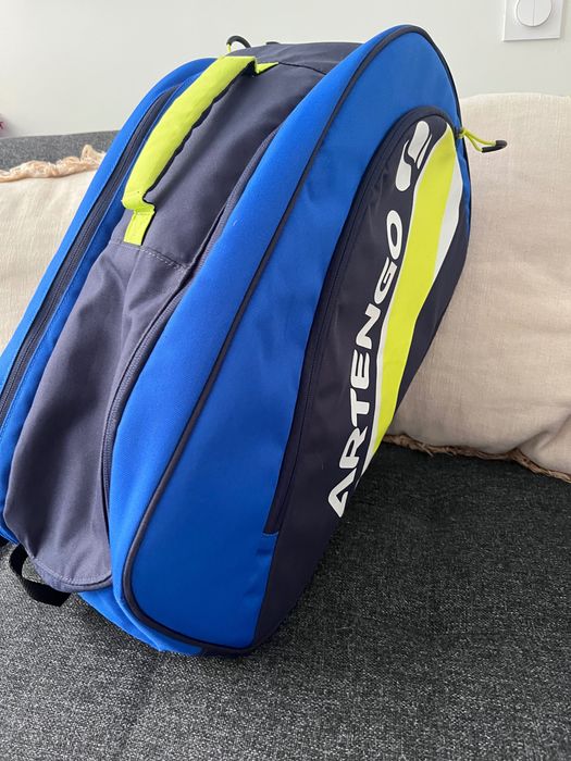 Saco de Padel Artengo – Azul/Verde – Muito bom estado