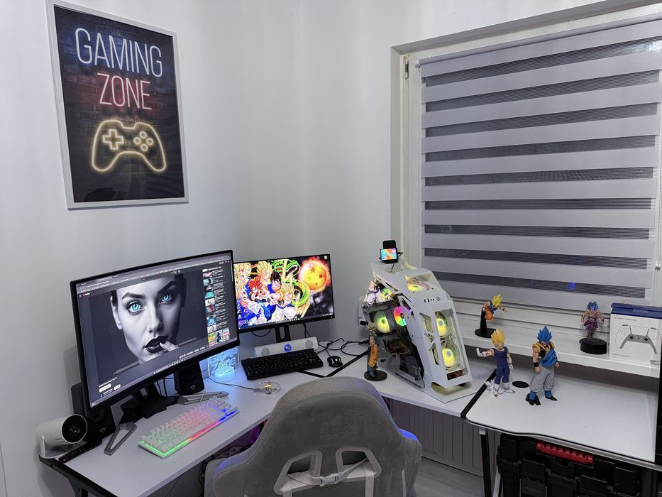 Gamingowy komputer Super Sayan ryzen 5 16 gb ssd 2 Tb Rtx Akcesoria