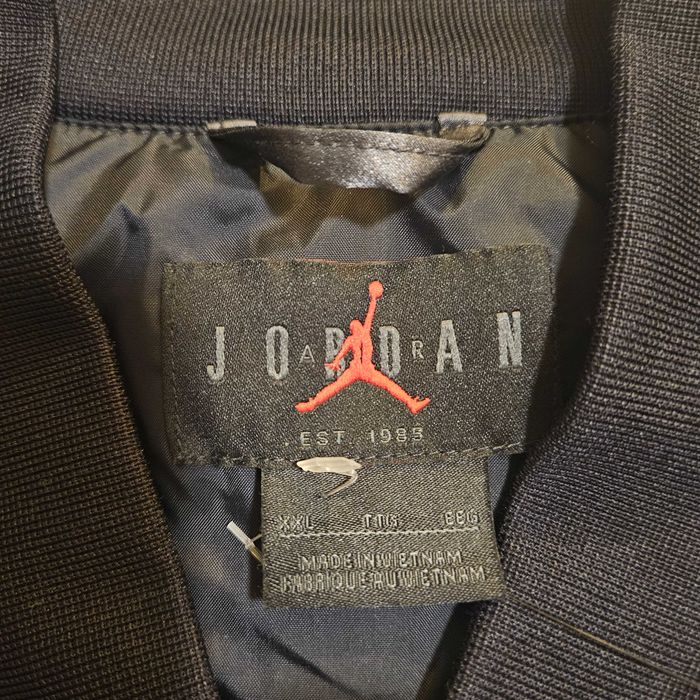 Jordan MVP Varsity Jacket Off-Noir Sail Gray