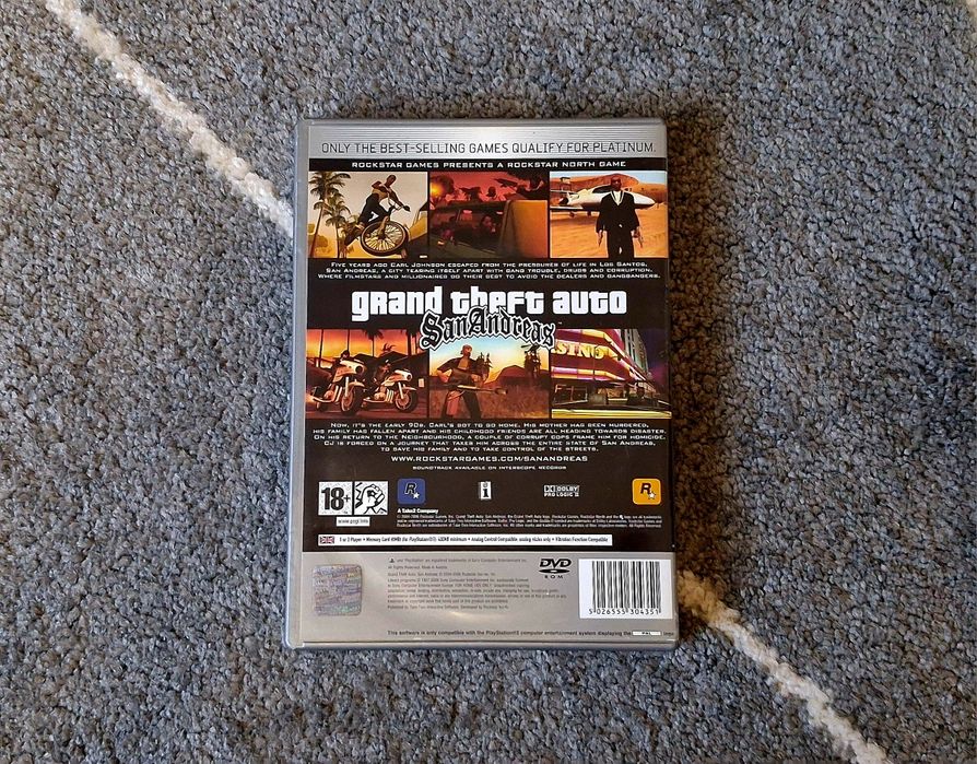 GTA San Andreas PS2 PlayStation 2