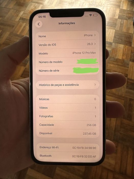 Iphone 12 Pro Max 256Gb Branco