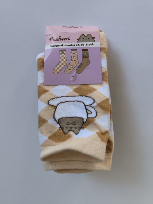 Skarpetki damskie Pusheen 34-36 3pak