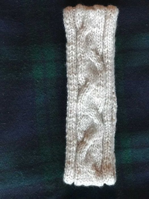 Opaska na głowę - szydełko