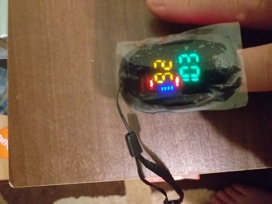 Nowy nowoczesny Pulsoksymetr medyczny , napalcowy PULSOMETR