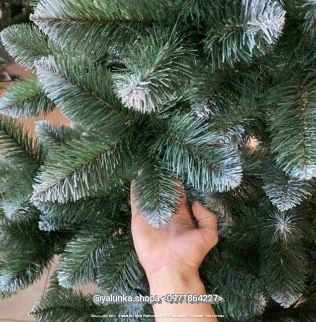 Ялинка штучна ПВХ КАРПАТСЬКА СНІЖНА# Ель, Елка, Ёлка искусственная.