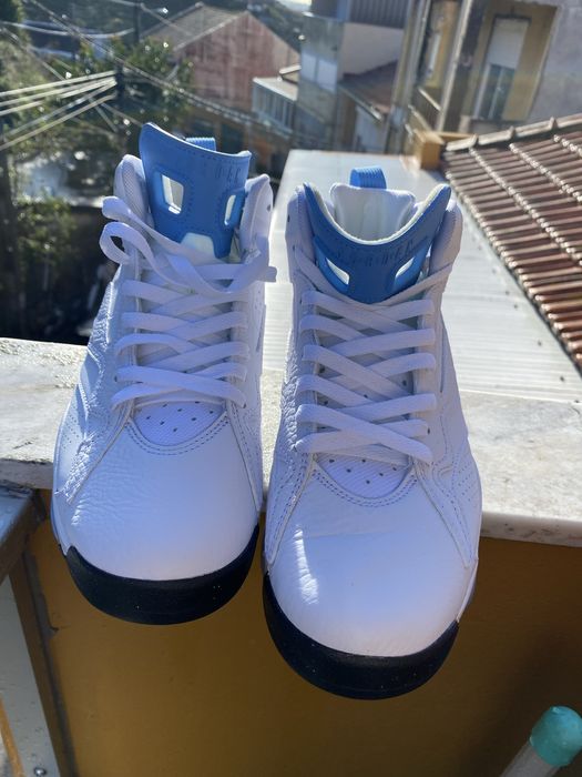 Jordan Jumpman MVP branco e azul n°41