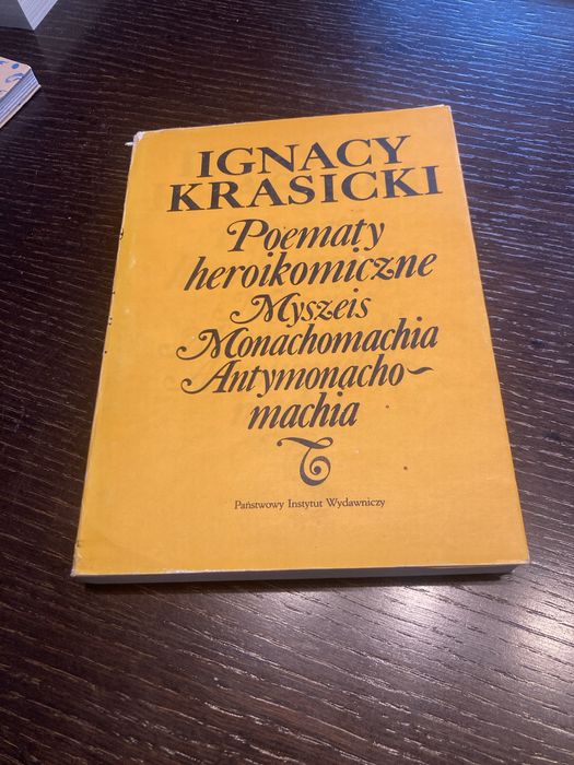 Poematy heroikomiczne. Ignacy Krasicki