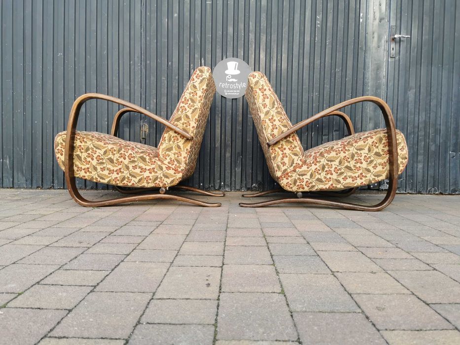 Fotel ART DECO J. Halabala H-269, Czechosłowacja '30-'50, RETRO