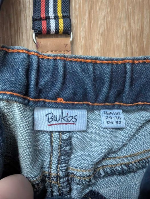 Джинси на підтяжках для хлопчика Blukids 92 см