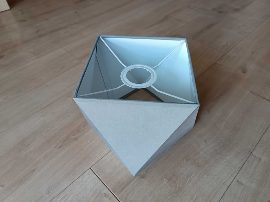 Abażur (2 szt.) diament szary do lampy wiszącej / stojącej