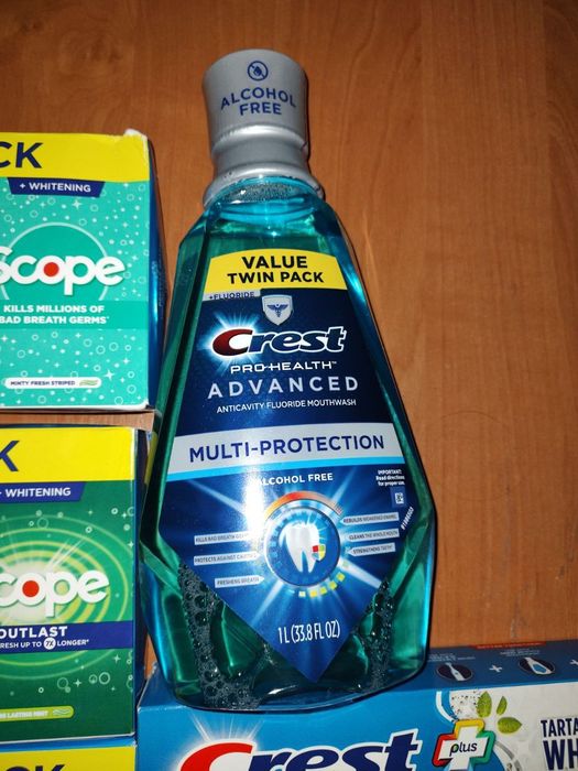 Crest Крест зубна паста Tartar Cavity 3d white scope ополіскувач mint