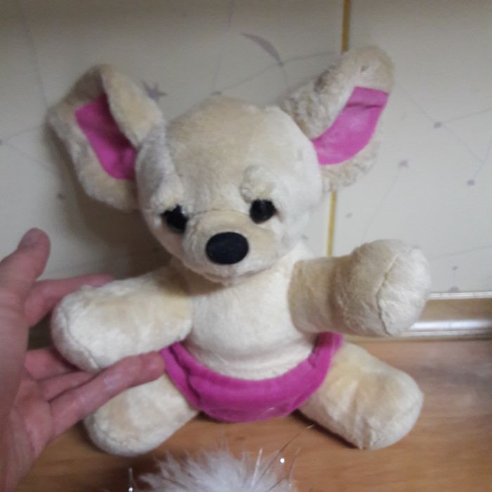 Чиа хуа мягкая игрушка. Новая. Собачку можно переодевать.смотрите фот