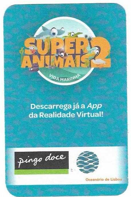 Super Animais 2 - - - Vida Marinha - Cartas Soltas Pingo Doce - Cromos