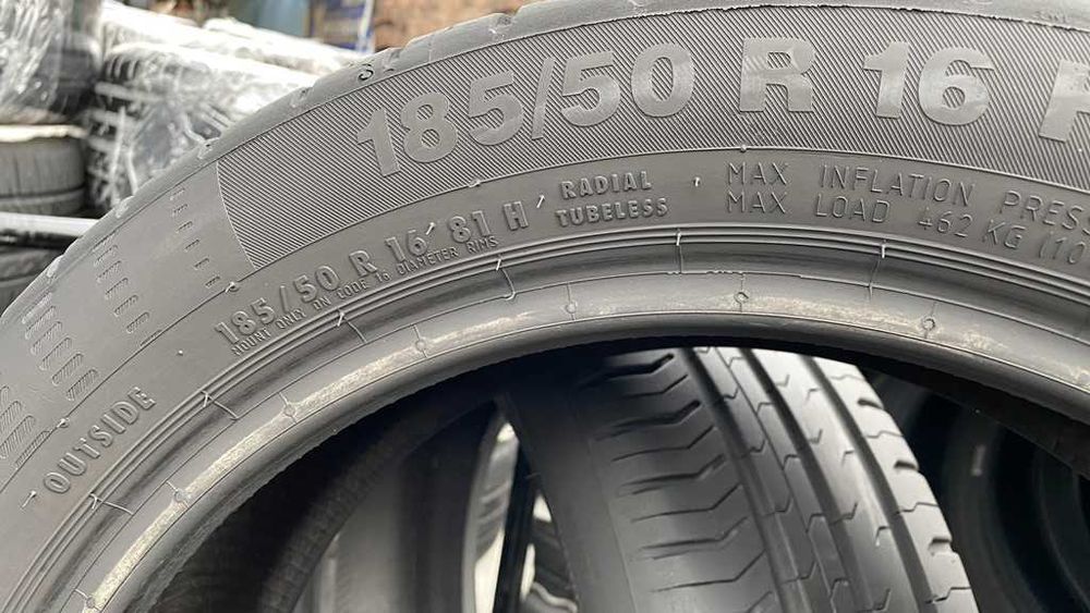oL.6791 Opony 185/50R16 Continental EcoContact 5 2szt RUDA ŚLĄSKA
