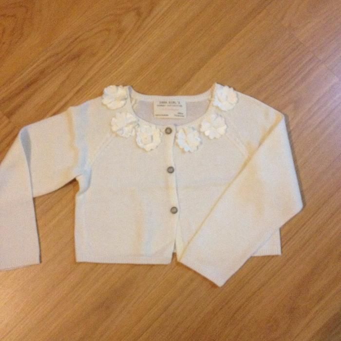 Bolero Zara Tam. 3-4 anos - NOVO -