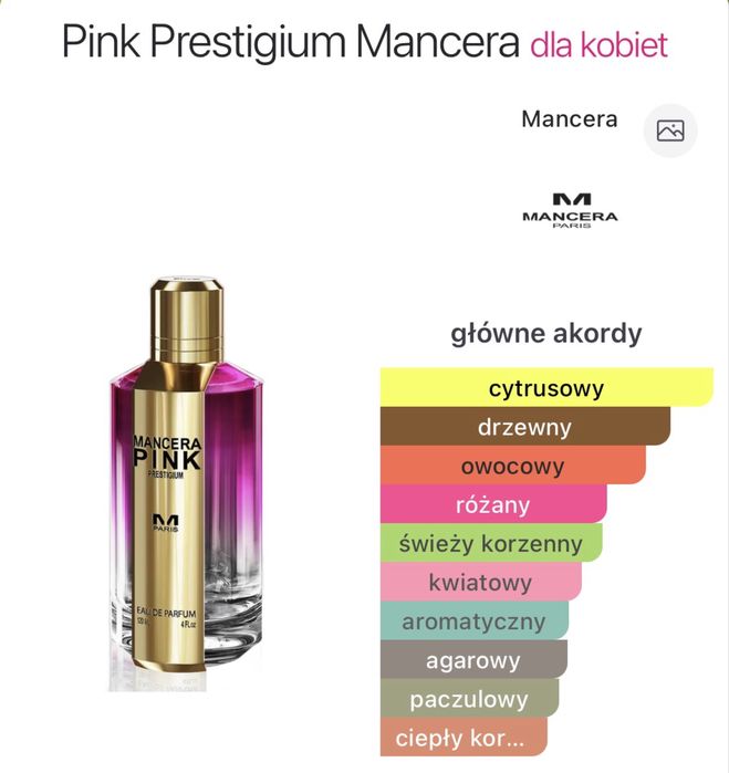 Mancera Pink Prestigium 60/120ml