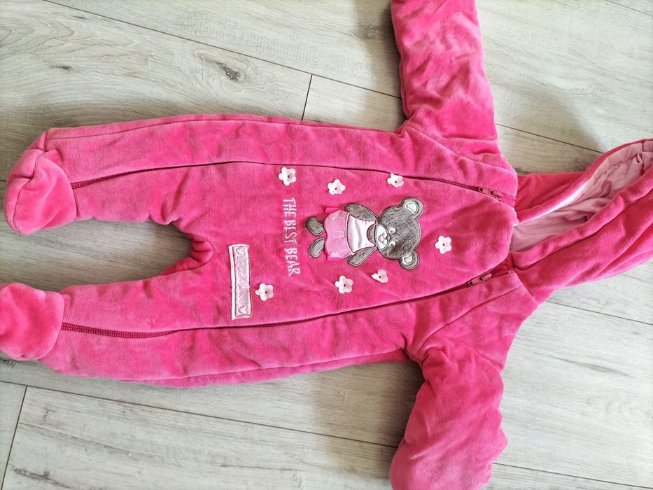 Kombinezon dla dziewczynki gratis polarek do wózka