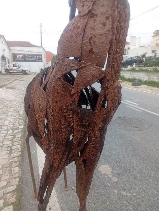 Veado decorativo em ferro