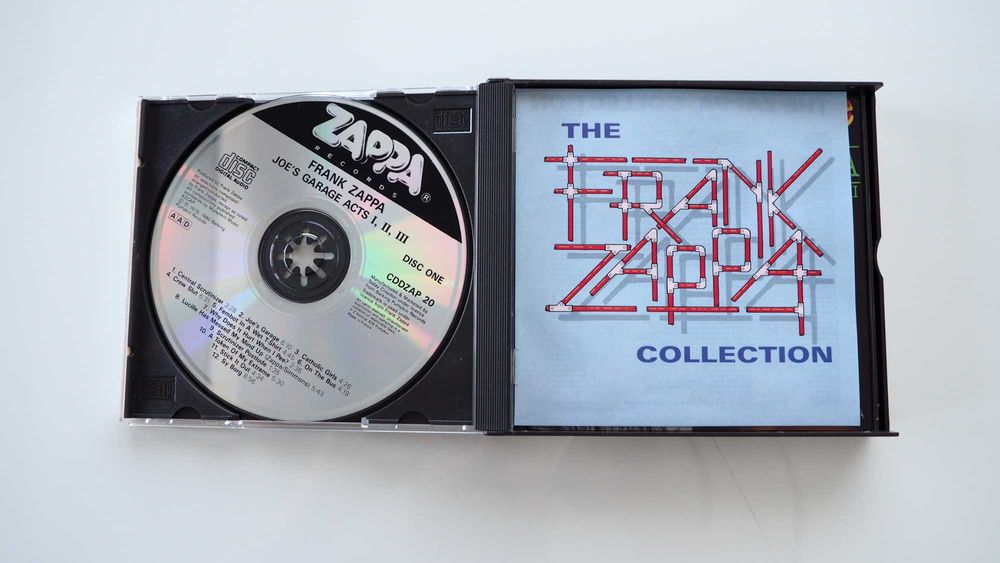 FRANK ZAPPA – Joe’s Garage Acts I, II & III   2×CD, Album, Compilation, Remastered • 1990 • Zappa Records • CDD ZAP 20 Stan: CD NM / Okładka NM