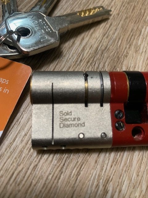 Цилиндр половинка замок ABLOY Novel Protec243 (32,5*10,5) хром.Новая