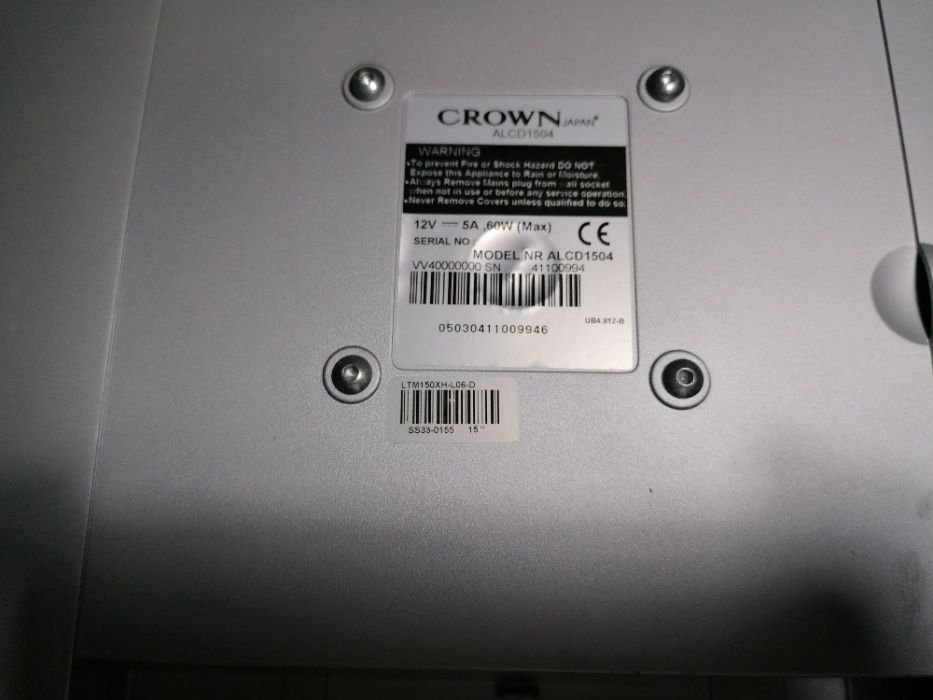LCD Crown - 16" com comando - Bom estado