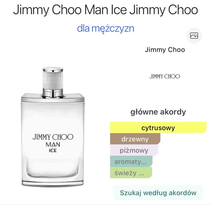 Nowe!!! Letnie perfumy męskie Jimmy Choo Man Ice