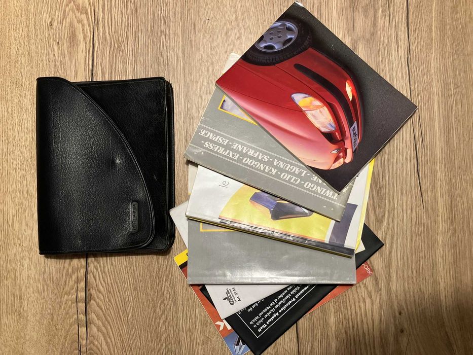 Renault Megane I – komplet książek + etui – 1998 – PL