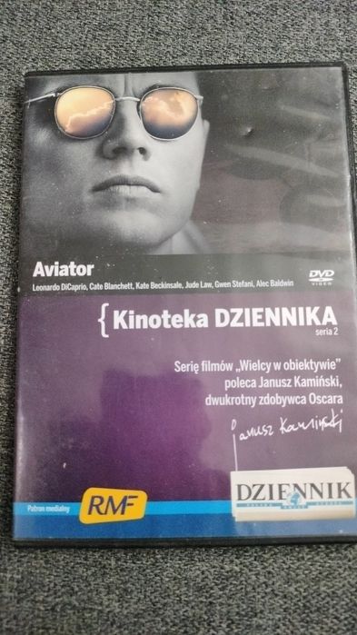 Film DVD Aviator, Leonardo DiCaprio, wydanie z Gazety Dziennik