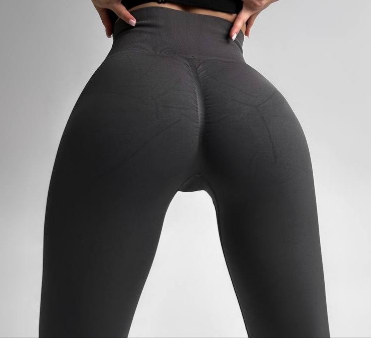 Лосини пуш ап гладенькі, колір Графіт M, L, Xl