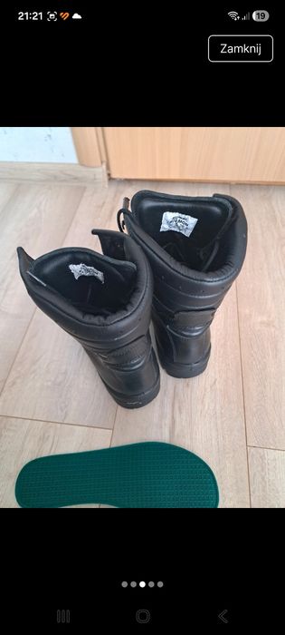 Nowe trzewiki wojskowe buty zimowe Demar wkładka 26.5