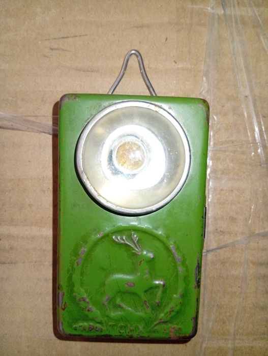 Раритетный фонарик с линзой  из СССРГСНХ(олень),рабочий