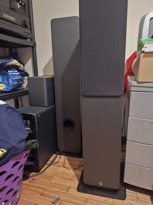 Sistema Som hi-fi e Home Cinema Onkyo + colunas Q-Acoustc