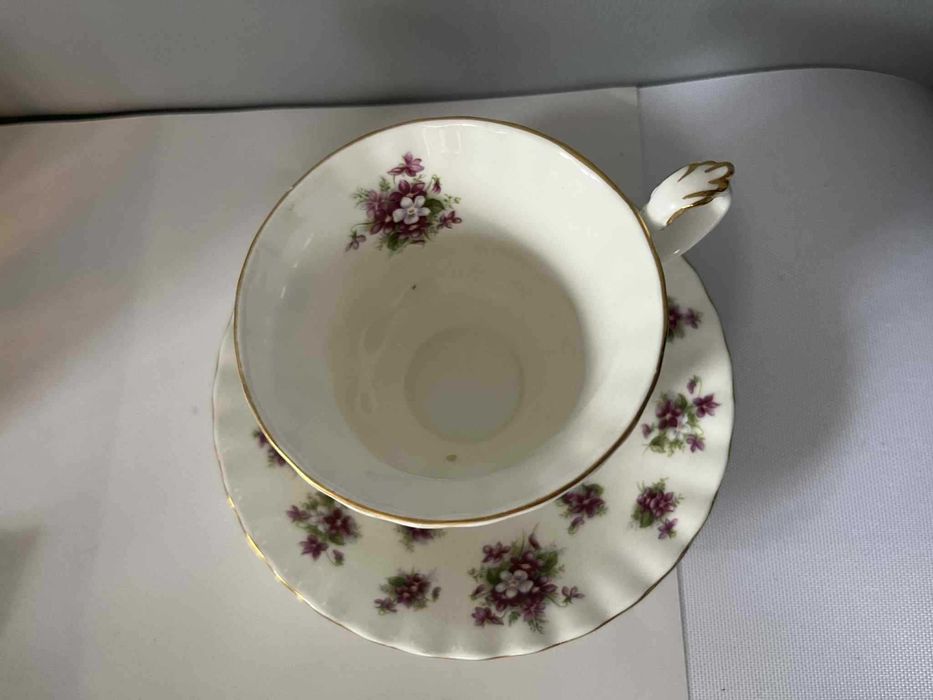 Porcelanowa filiżanka duo Royal Albert sweet violets fiołki