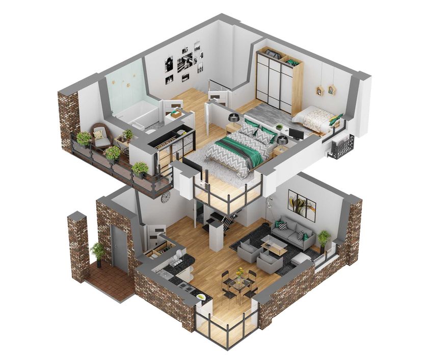 Продаж таунхаусів с. Крюківщина від забудовника 78м² та 114м²