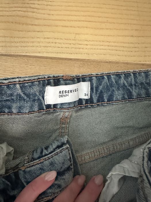 Широкие джинсы reserved wide leg