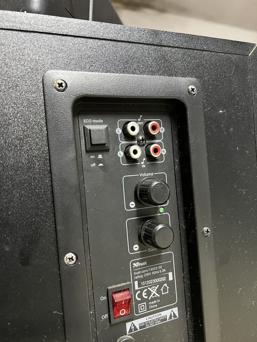 Sistema de Som Trust 2.1 – Subwoofer + 2 Colunas
