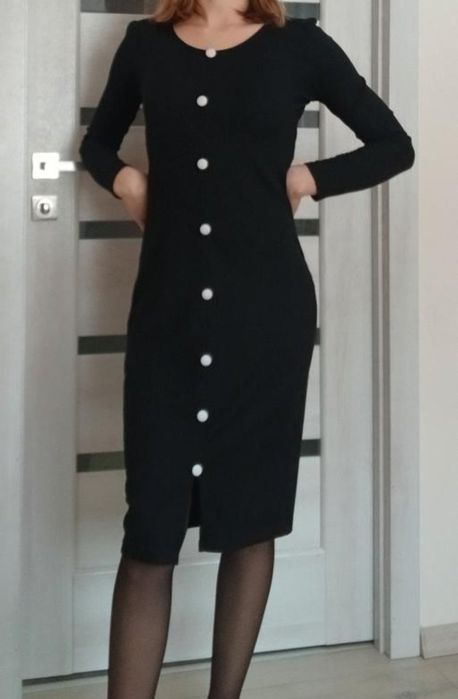 Сукня жіноча в рубчик