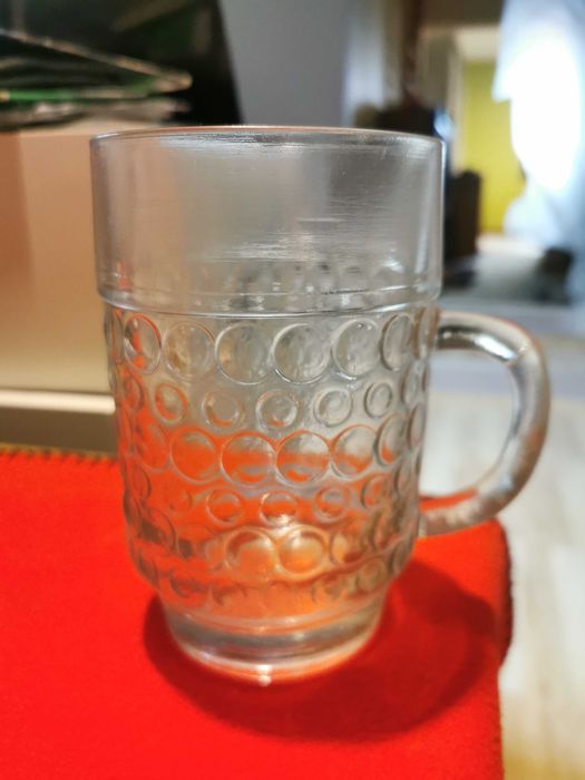 Kufel 0,5 l PRL Huta Szkła Nadbużanka