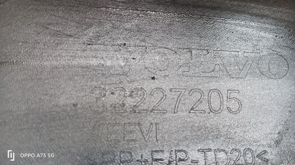 Avental de parachoques Volvo S90 de 2017